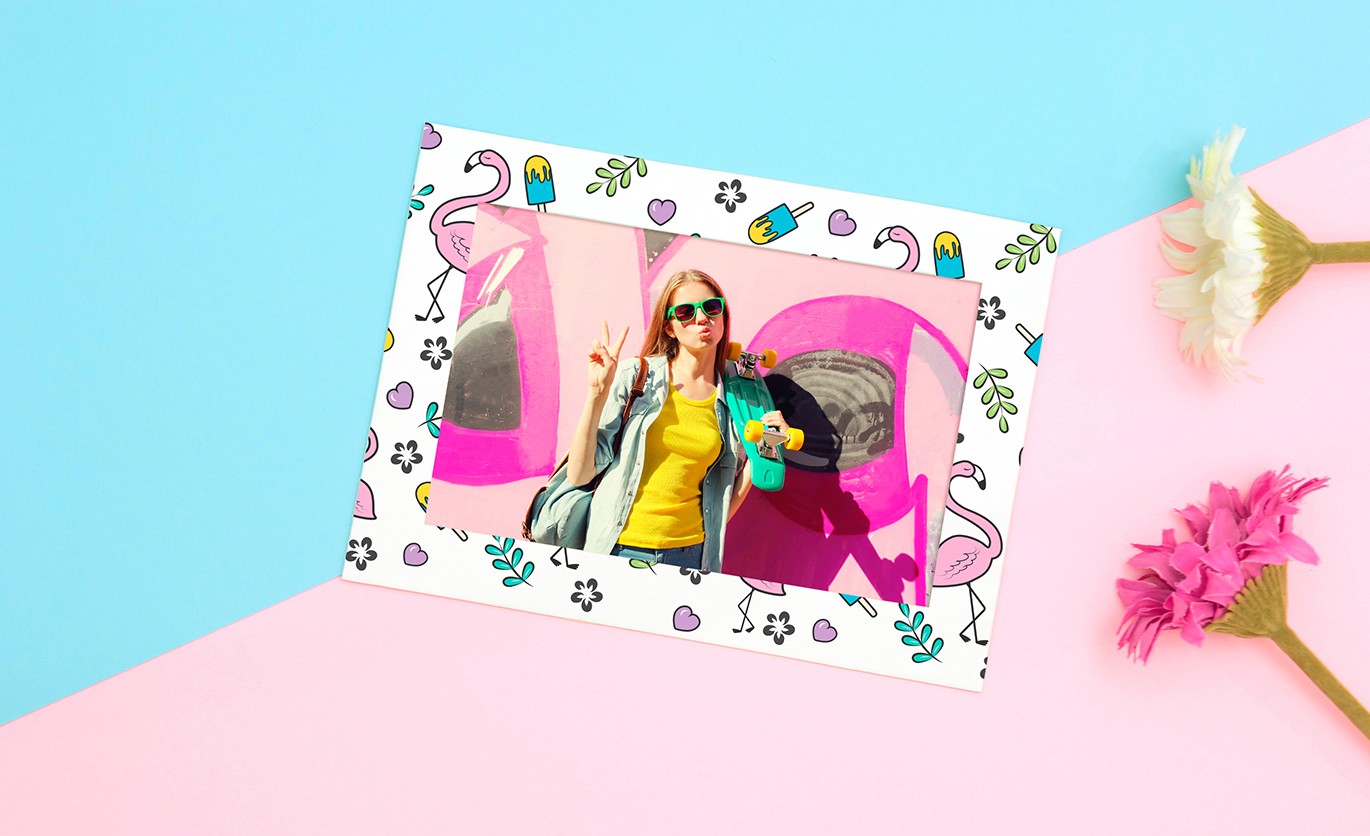 Tarjetas de Felicitación personalizadas con tu foto. Desde tu móvil y en 5 minutos. Cumpleaños, enamorados, amor, infantil, fiesta, tropical