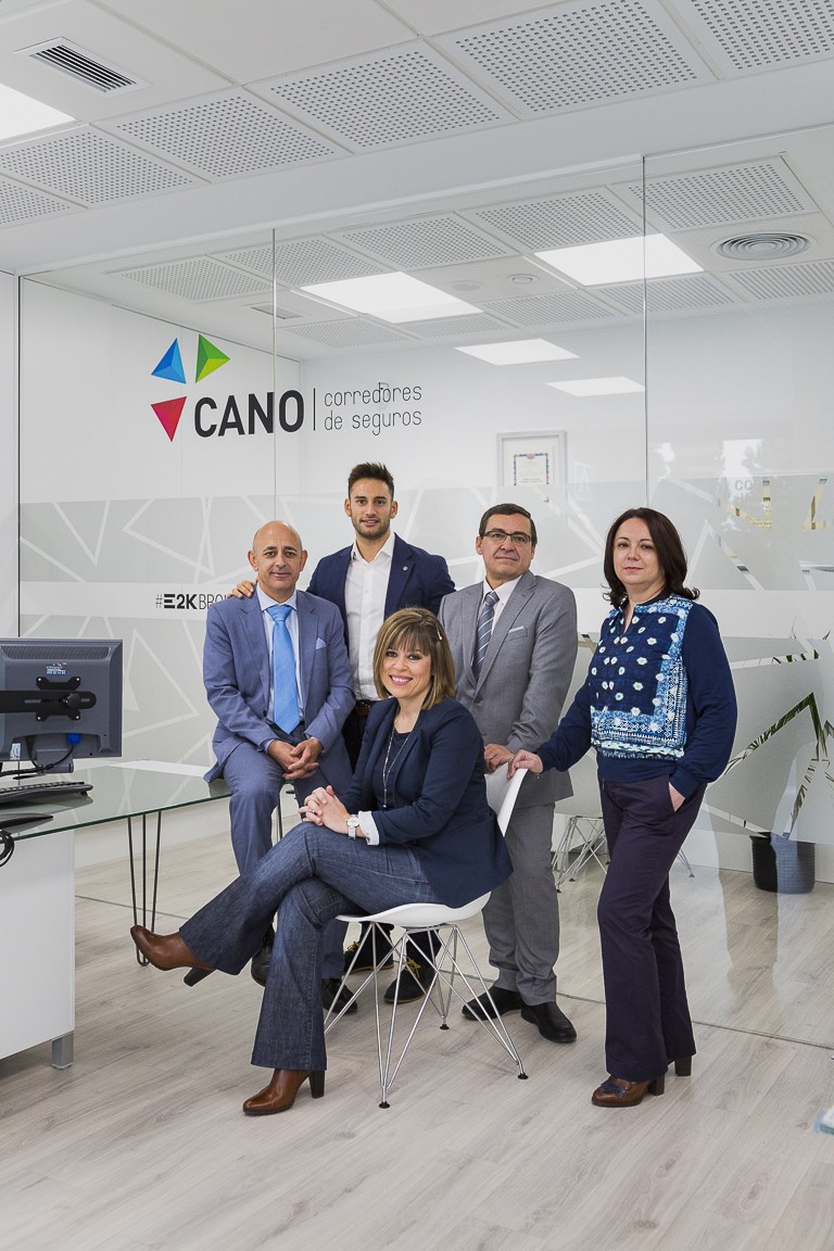 Juan Cano corredor de seguros. Fotografía corporativa. Reportaje publicitario empresas Granada