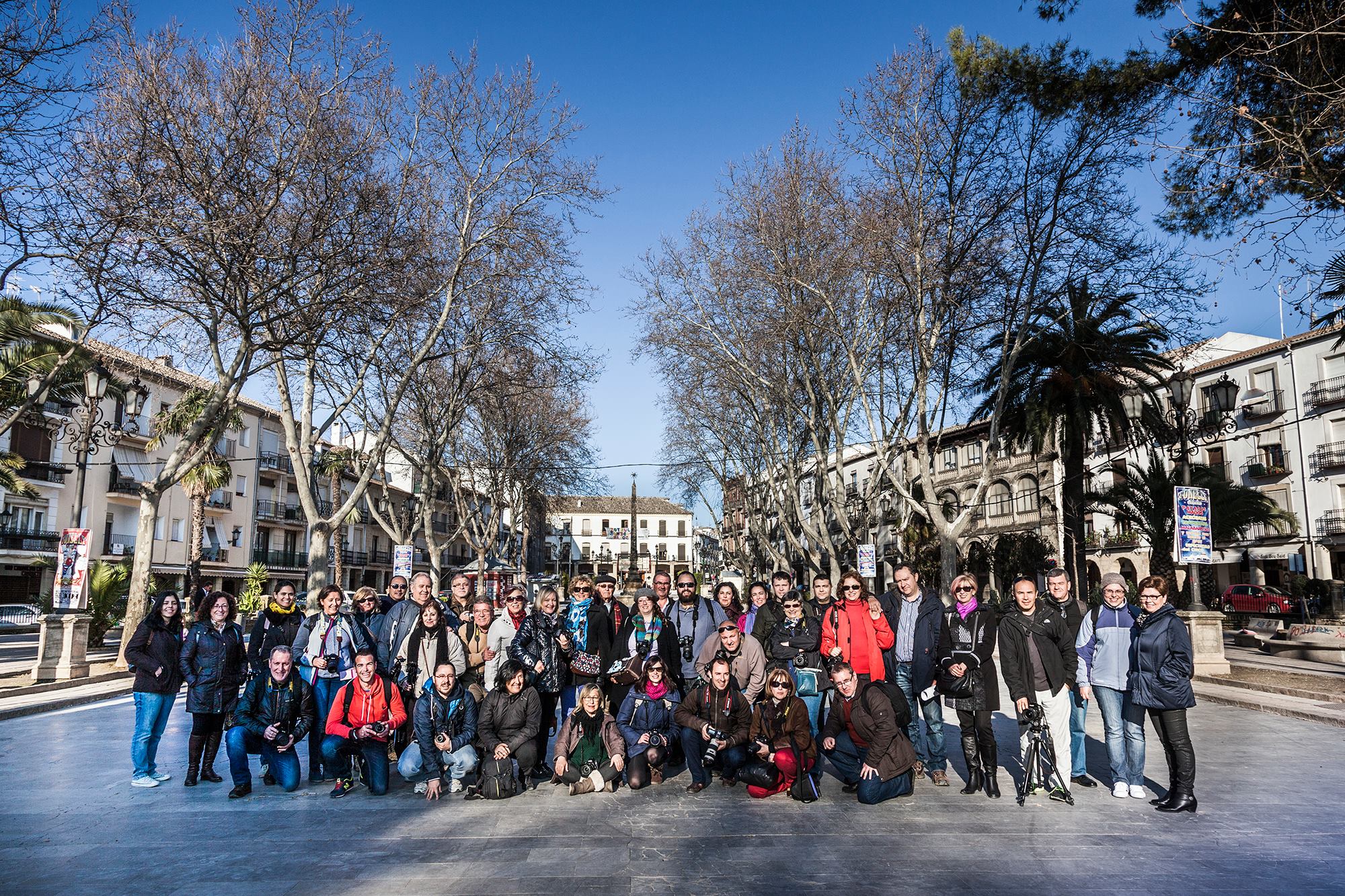 Excursión Fotográfica a Baeza. Alumnos de la Escuela y miembros del Club ComPhoto