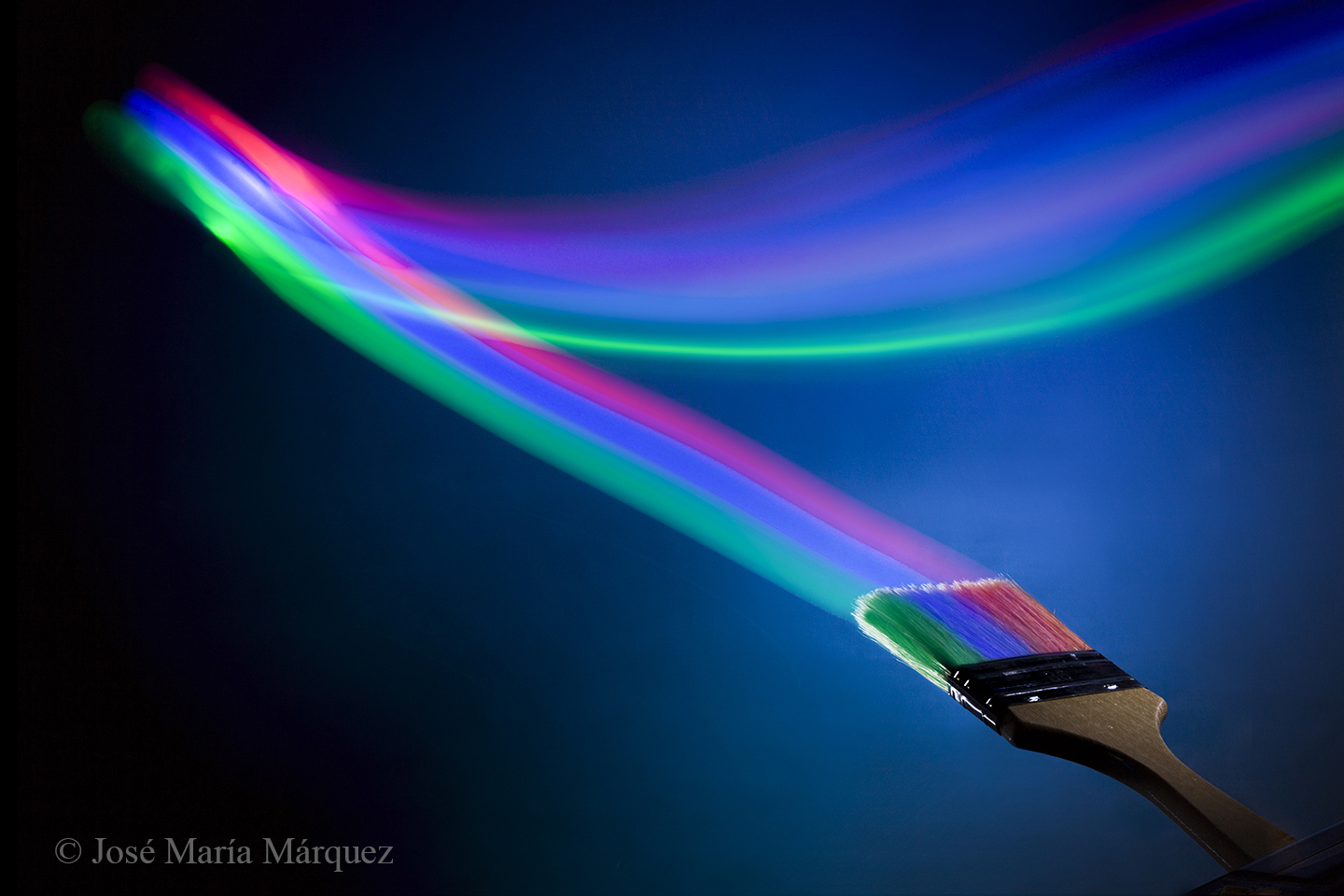 Pintando con Luz RGB. Clase práctica de lightpainting Clase Práctica de Lightpainting. Pintar con luz.