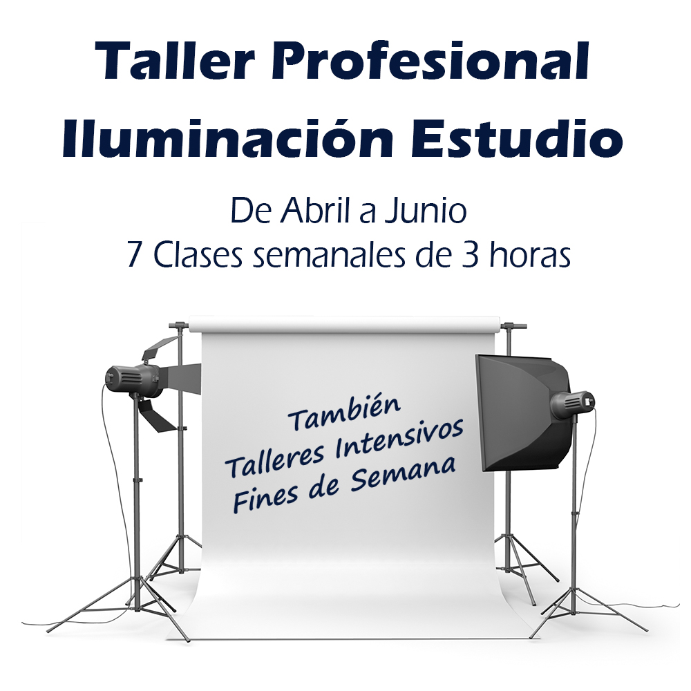 Taller de iluminación Profesional de Estudio